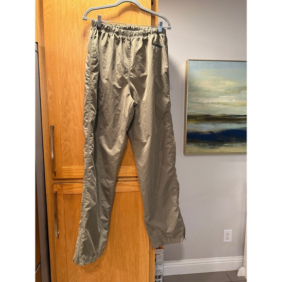 Izod Other - Vintage IZOD Mens Khaki Windbreaker Pants Mesh Lined Track Joggers Large